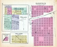 Wilson, Guilford, New Albany, Kanopolis, Kansas State Atlas 1887
